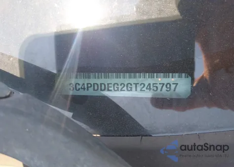 2016 Dodge Journey R/T z USA, uszkodzony, nr VIN 3C4PDDEG2GT245797